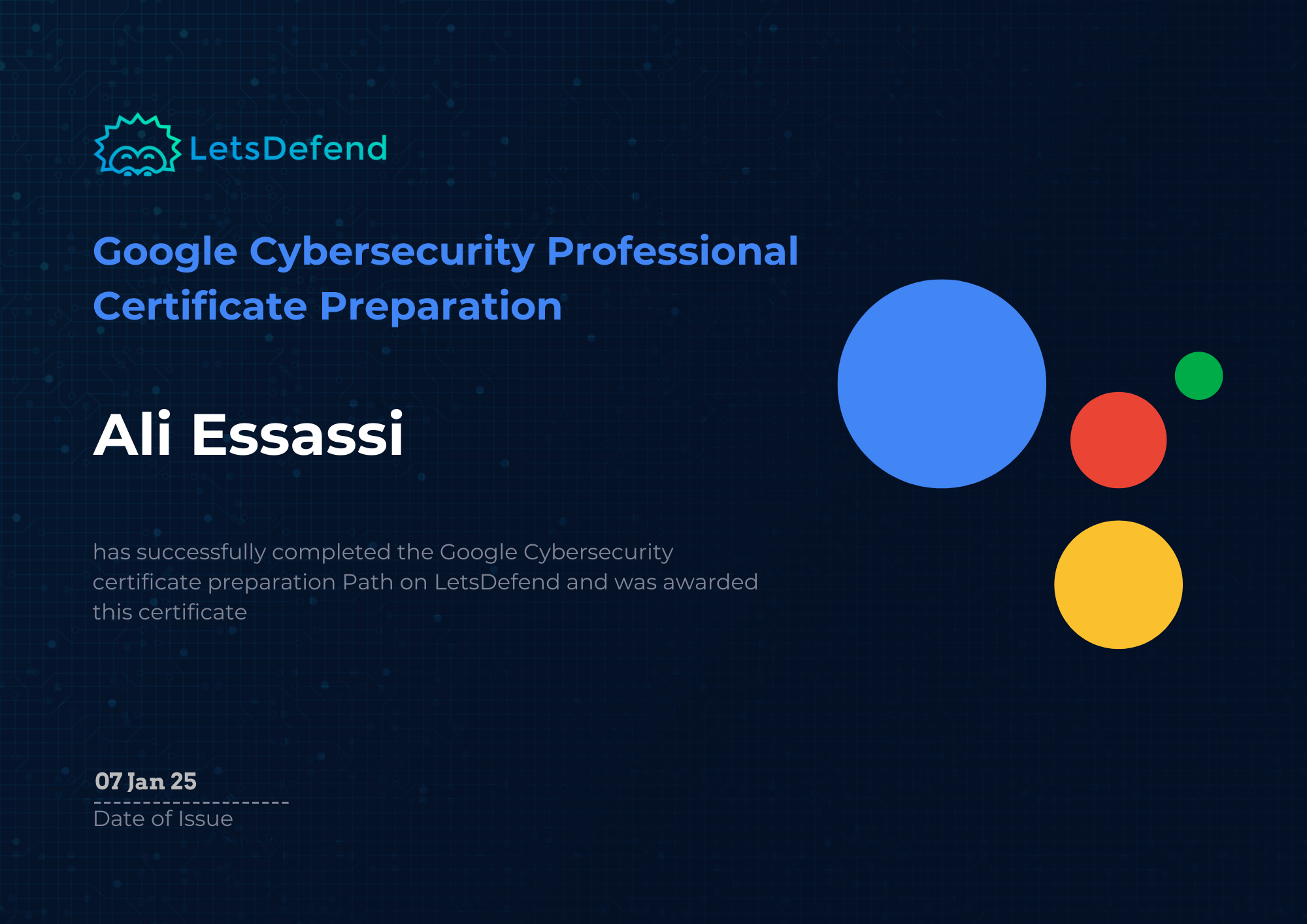 Google Cybersecurity Certificate Preparation